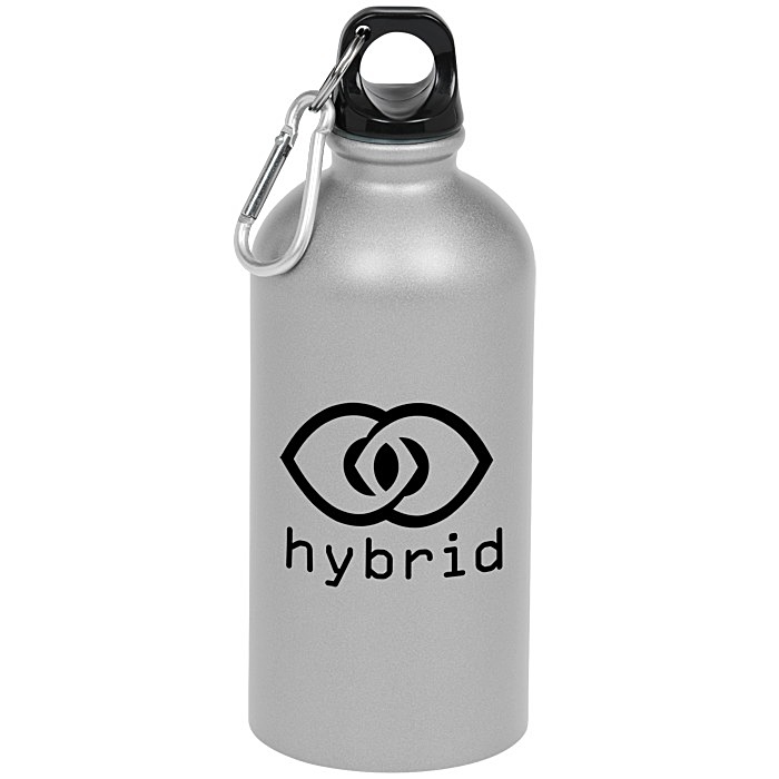 Custom Carabiner Stainless Steel Water Bottle - 16 oz. - Matte