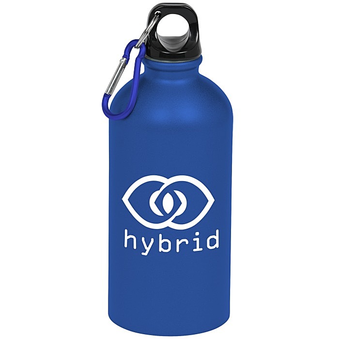 Custom Carabiner Stainless Steel Water Bottle - 16 oz. - Matte