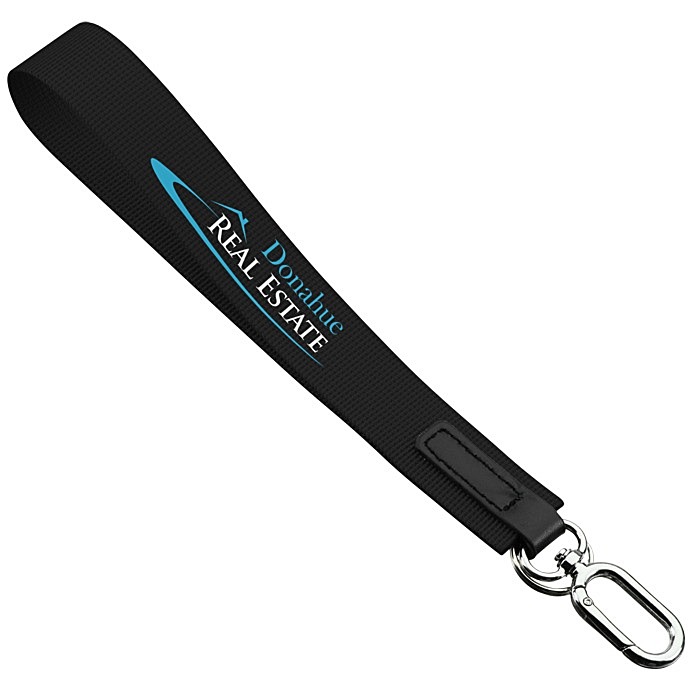 Custom Always Near Wrist Strap Keychain