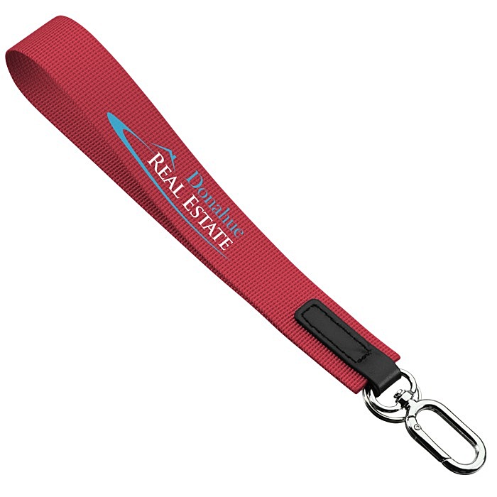 Custom Always Near Wrist Strap Keychain
