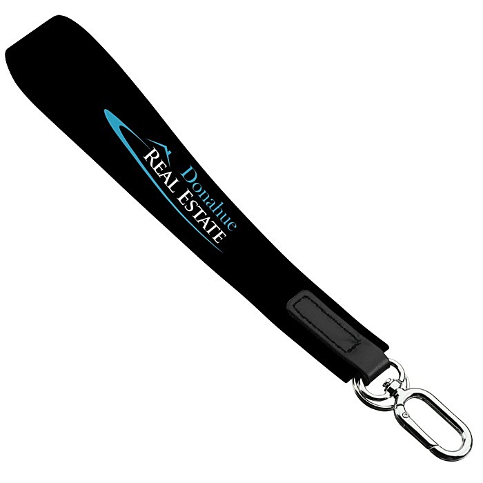 Custom Always Near Wrist Strap Keychain