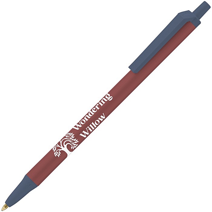Custom Bic Clic Stic Pen - Metallic - 24 hr