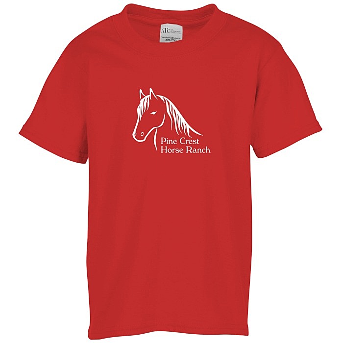 Custom Everyday Cotton T-Shirt - Youth - Colours - Screen