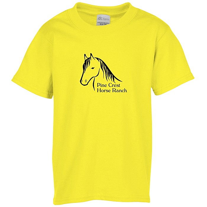 Custom Everyday Cotton T-Shirt - Youth - Colours - Screen