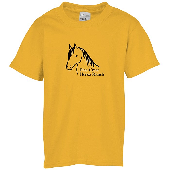 Custom Everyday Cotton T-Shirt - Youth - Colours - Screen