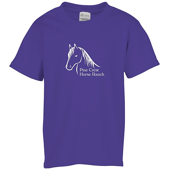 Custom Everyday Cotton T-Shirt - Youth - Colours - Screen