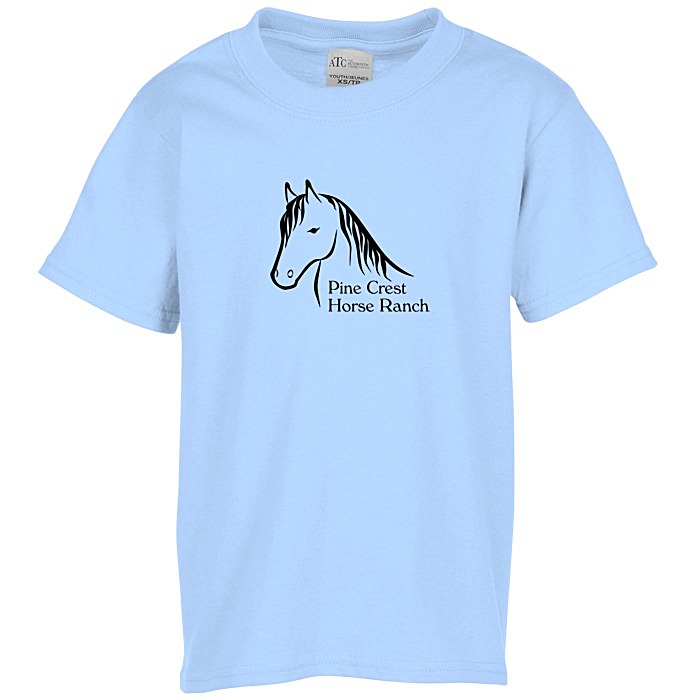 Custom Everyday Cotton T-Shirt - Youth - Colours - Screen