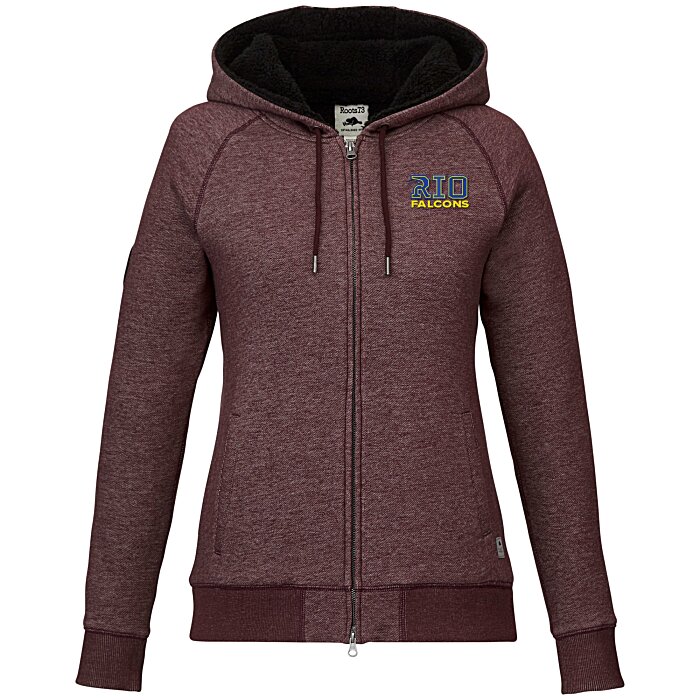 Custom Roots73 Copperbay Sherpa-Lined Full-Zip Hoodie - Ladies'