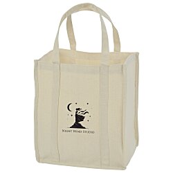 Custom Market 12 oz. Cotton Grocery Tote - 24 hr