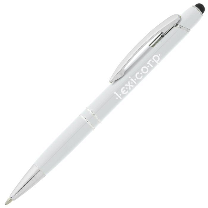 Custom Glacio Stylus Metal Pen - Fashion Colours - 24 hr