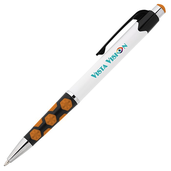 Custom Mardi Gras Hex Pen - Full Colour