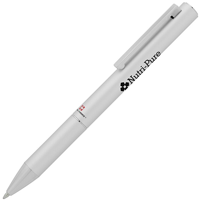 Custom Swiss Force Insignia Soft Touch Twist Metal Pen - 24 hr