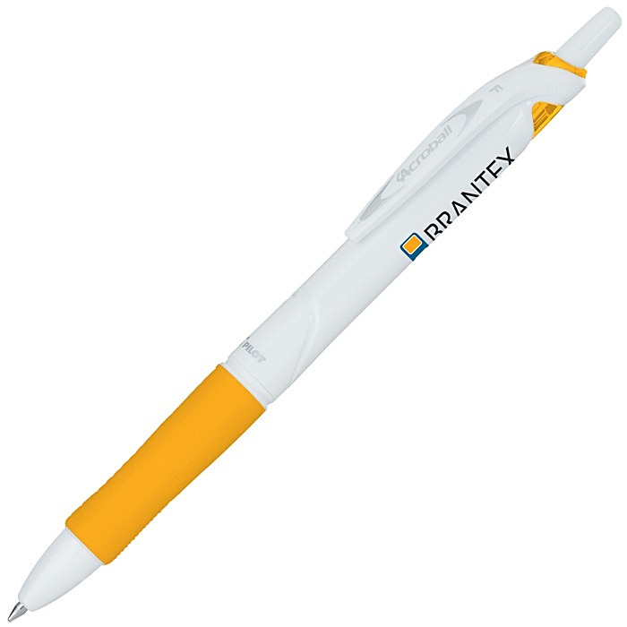 Custom Pilot Acroball Pen - White - Full Colour