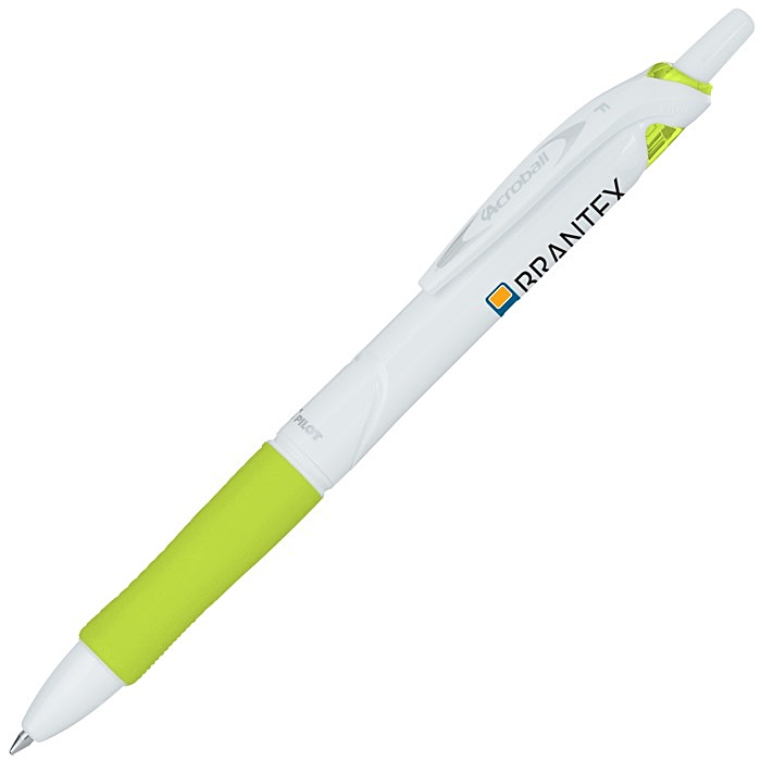 Custom Pilot Acroball Pen - White - Full Colour