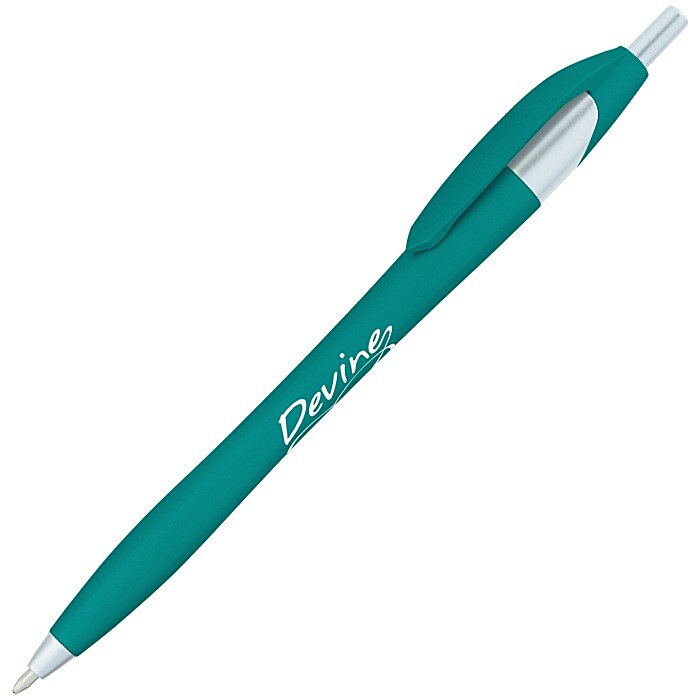 Custom Javelin Soft Touch Pen - Metallic - Brights