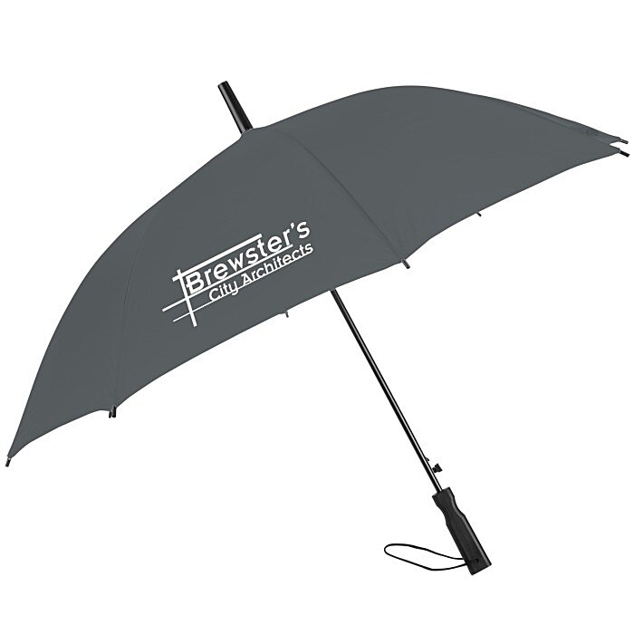 Custom Auto Open Cheerful Umbrella - 43-inch Arc