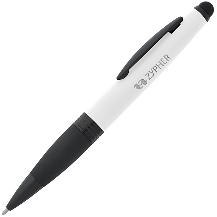 Custom Munro Soft Touch Stylus Twist Metal Pen