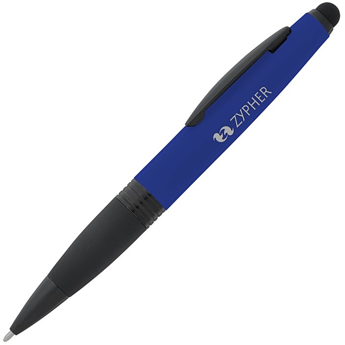 Custom Munro Soft Touch Stylus Twist Metal Pen