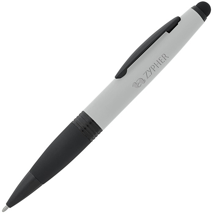 Custom Munro Soft Touch Stylus Twist Metal Pen