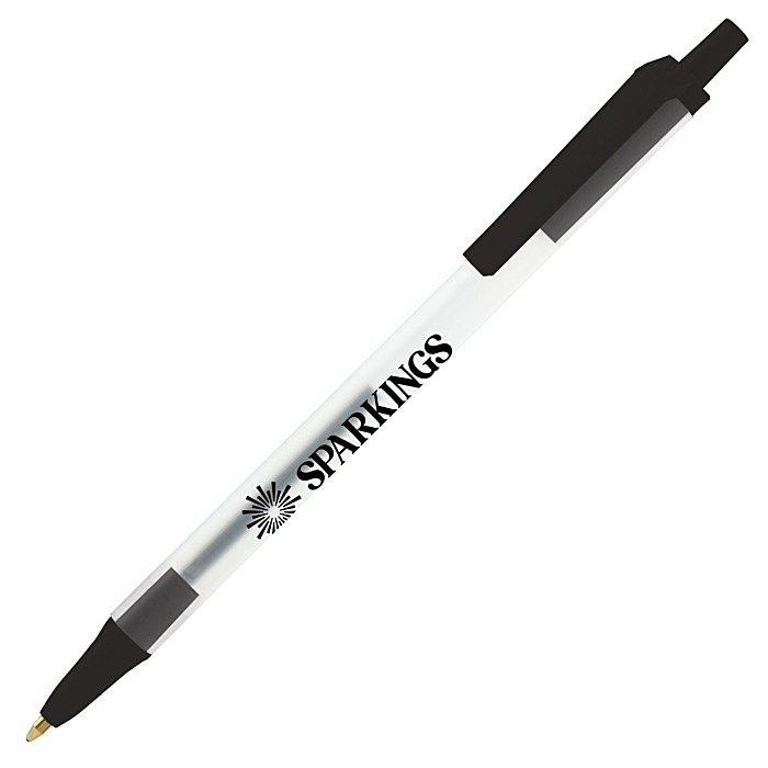 Custom Bic Clic Stic Pen - Clear - 24 hr