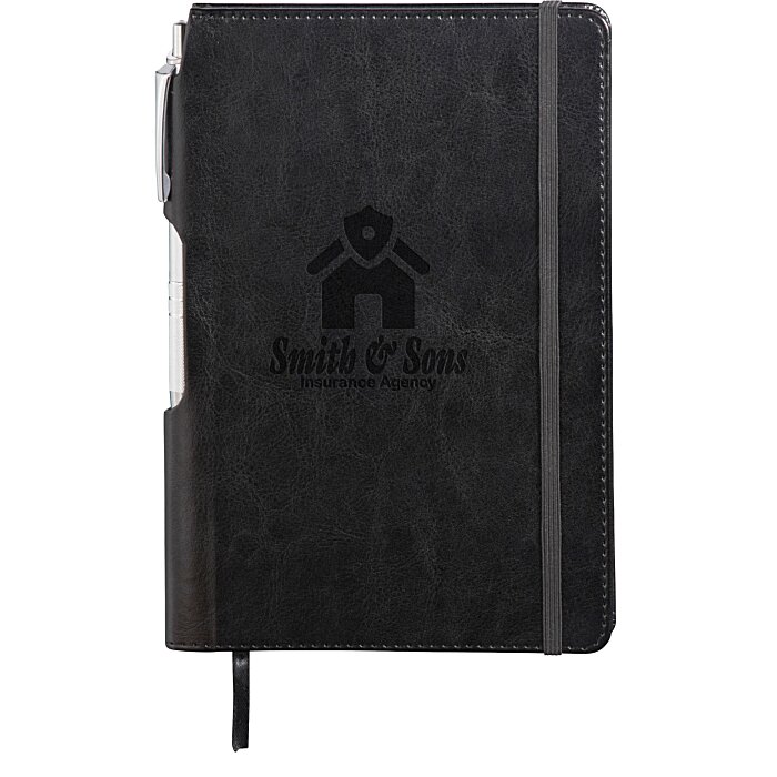 Custom Hideaway Journal with Pen - Debossed