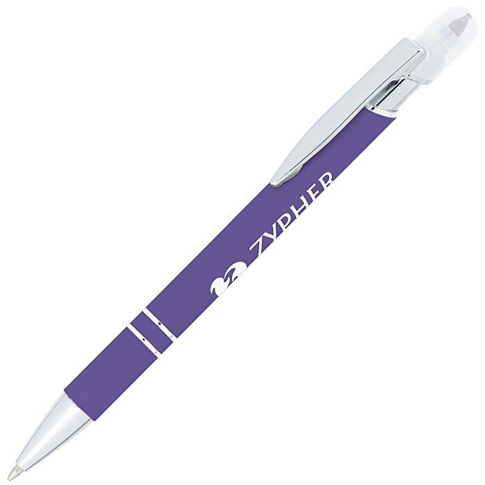 Custom Mia Incline Pen With Highlighter - Closeout
