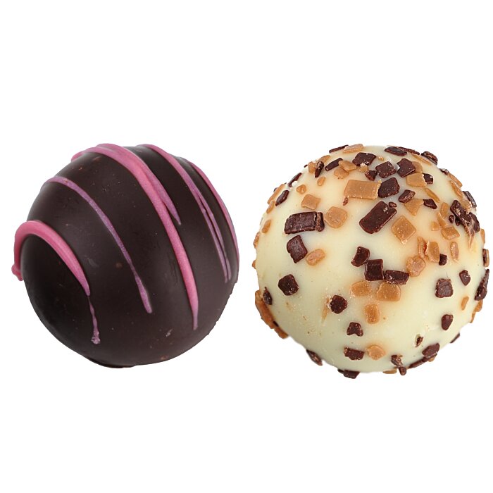 Custom Truffles - 4-Pieces - Silver Box