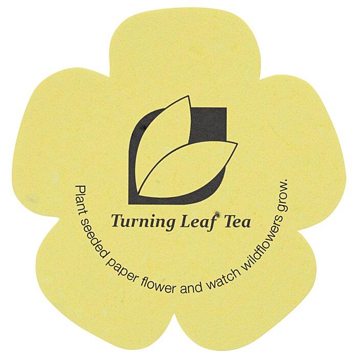 Custom Seed Paper Shapes - Flower - Colours