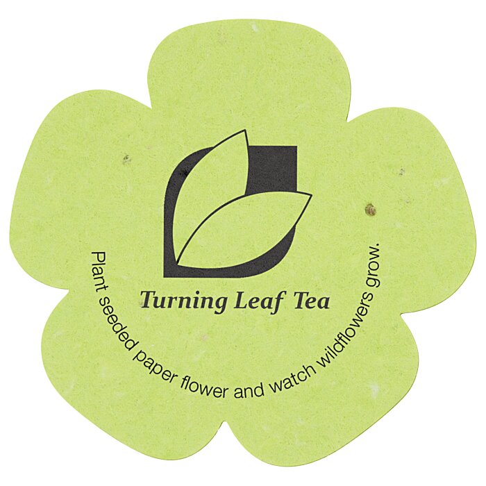 Custom Seed Paper Shapes - Flower - Colours